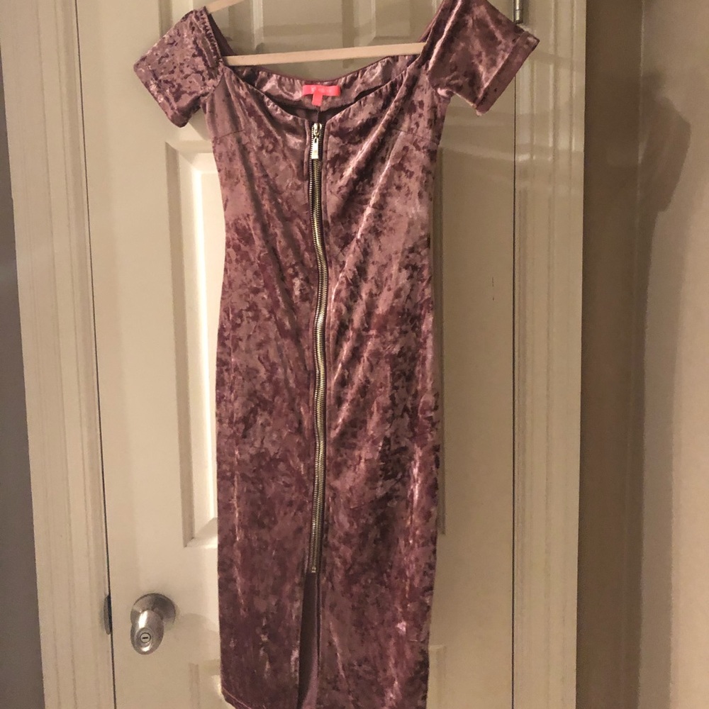 Statement Velvet Dress